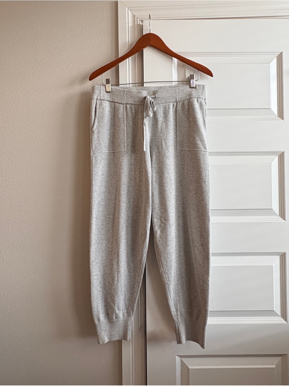 J.Crew Cotton Cashmere Jogger Pants Heather Gray M